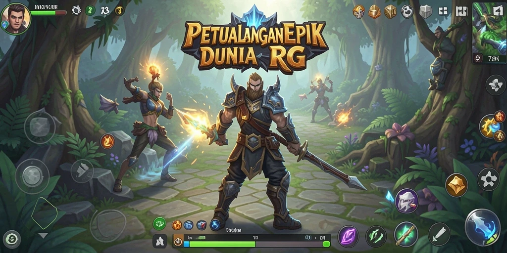 Menampilkan gameplay RPG yang seru dan mendalam.