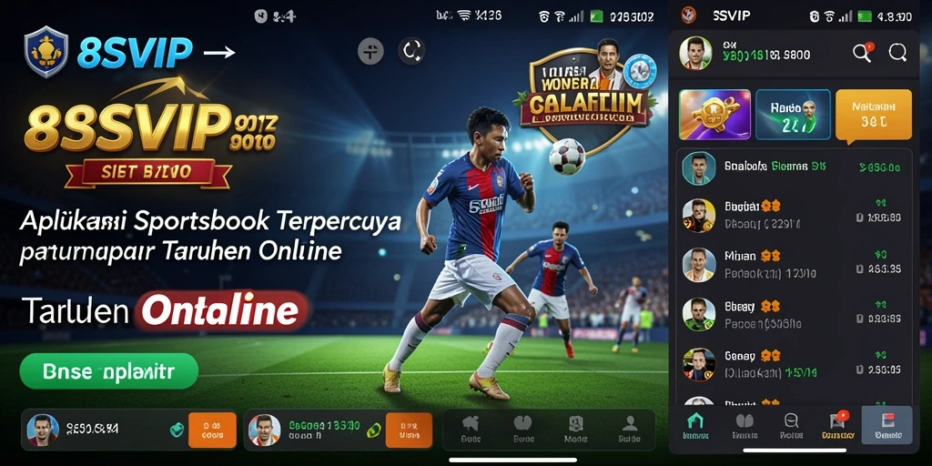 Tampilan menarik dari aplikasi 8SVIP saat melakukan taruhan olahraga.