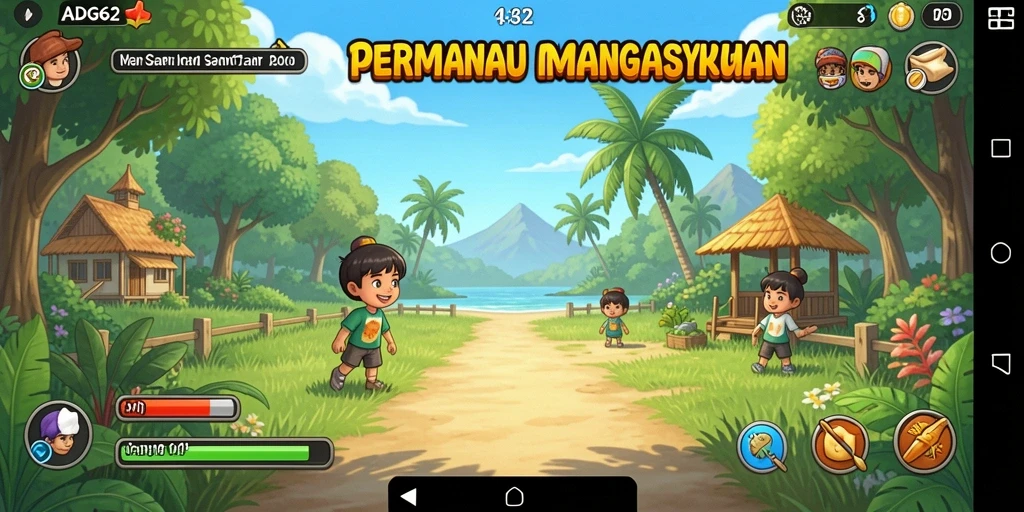 Tampilan gameplay menarik dari ADG62 yang santai dan menghibur.