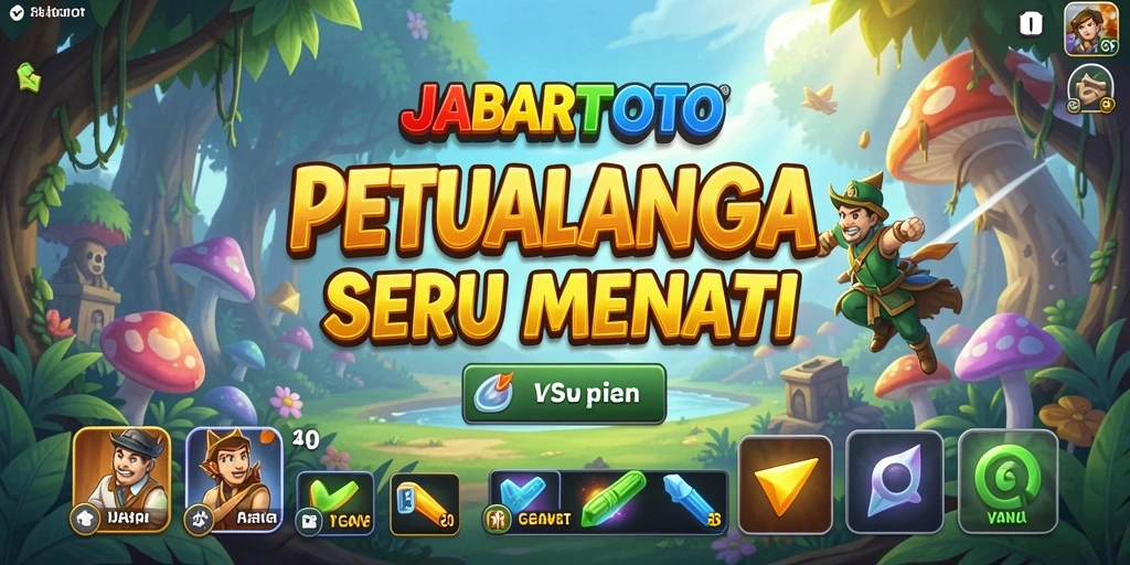 Tangkapan layar gameplay JABARTOTO menampilkan petualangan mendebarkan dan tantangan yang menunggu pemain.