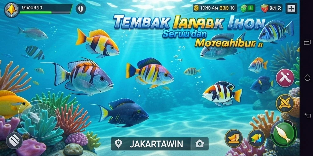 Tampilan gameplay JAKARTAWIN yang menarik dan penuh warna.
