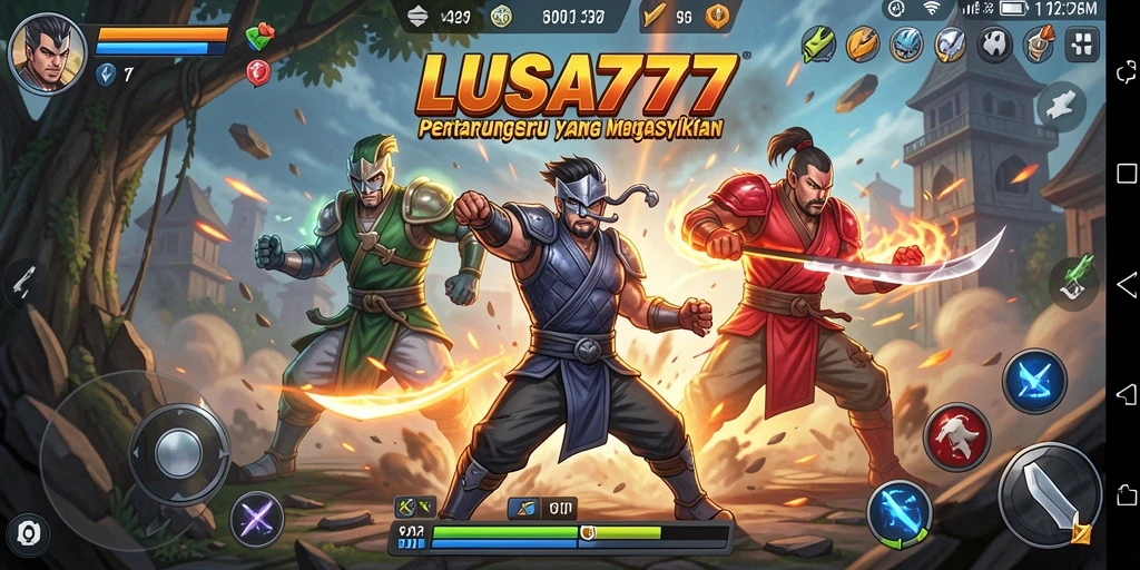 Tampilan grafis luar biasa dari gameplay Action LUSA777.