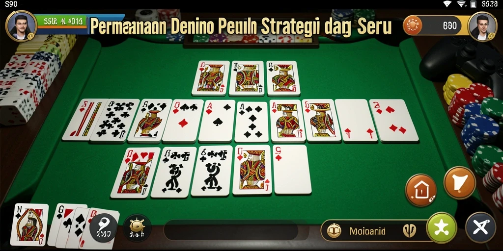 Screenshot gameplay S80 menampilkan momen seru di permainan Domino.