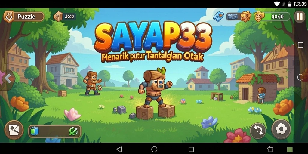 Tampilan gameplay SAYAP33 dengan teka-teki menantang yang menarik.