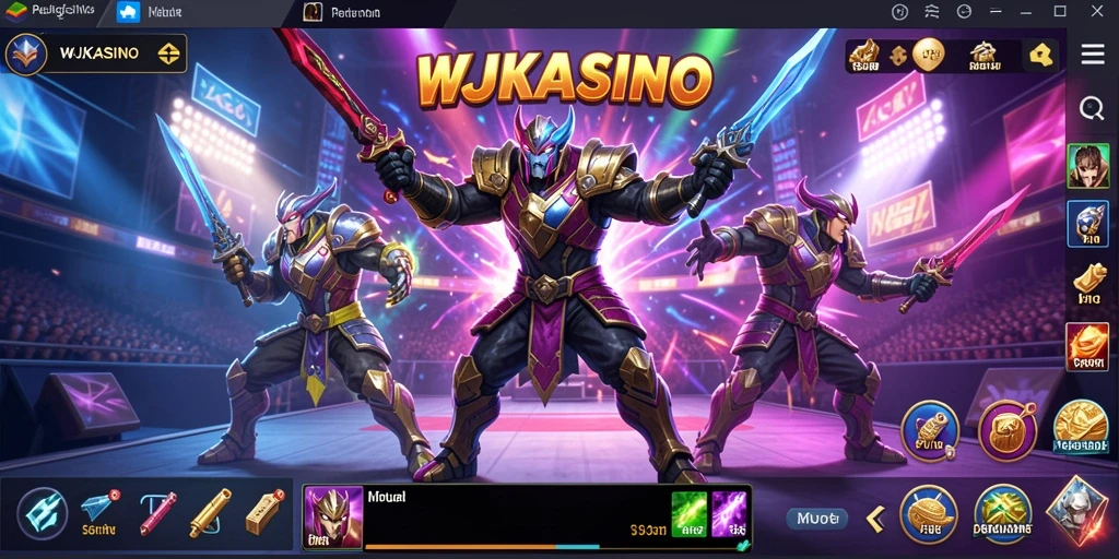 Tangkapan layar WJKASINO menampilkan aksi pertarungan yang mendebarkan.